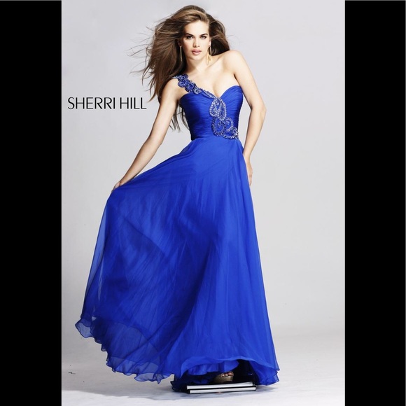 sherri hill royal blue